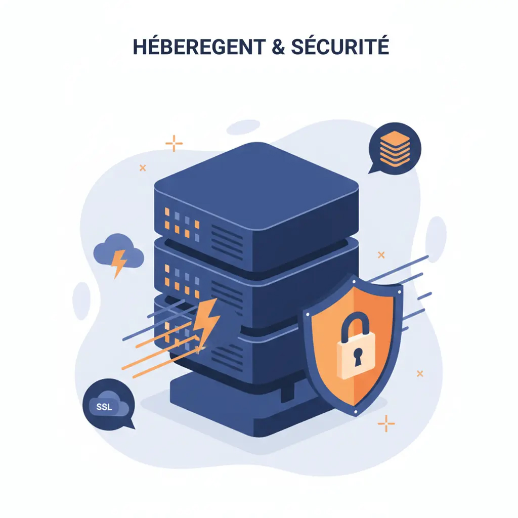 Hébergement haute performance et sécurité SSL pour site vitrine par Alpidev (Serveurs sécurisés en France).